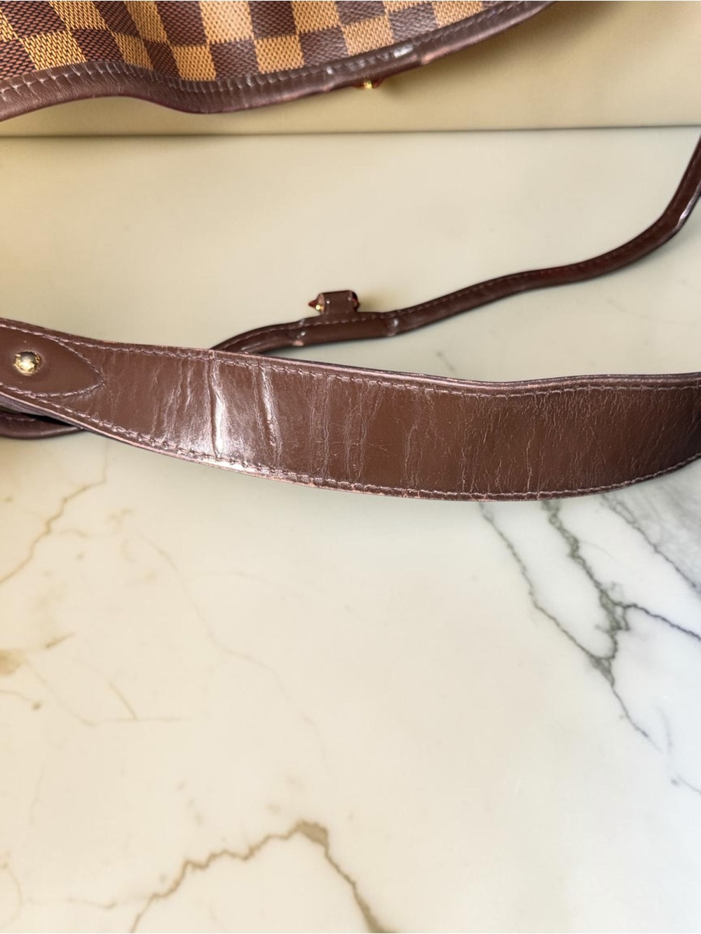 Louis Vuitton Delightful MM NM GUC Damier Ebene Shoulder Hobo Bag N41460 - Picture 10 of 16